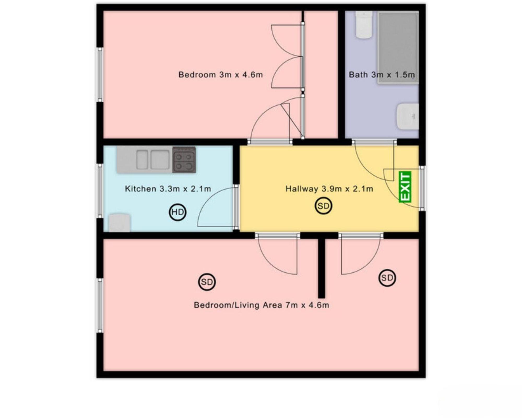 דאנדי Central Serviced Apartments - 2 Bedroom - Walk Away From City Centre & Universities - Sleeps 4 - 1 X Double 2 X Single - Smart Tvs In All Rooms - Short Term Stays Welcome - Walk Away From Train & Bus Station - Preferred Location For Short Stay In Dun מראה חיצוני תמונה